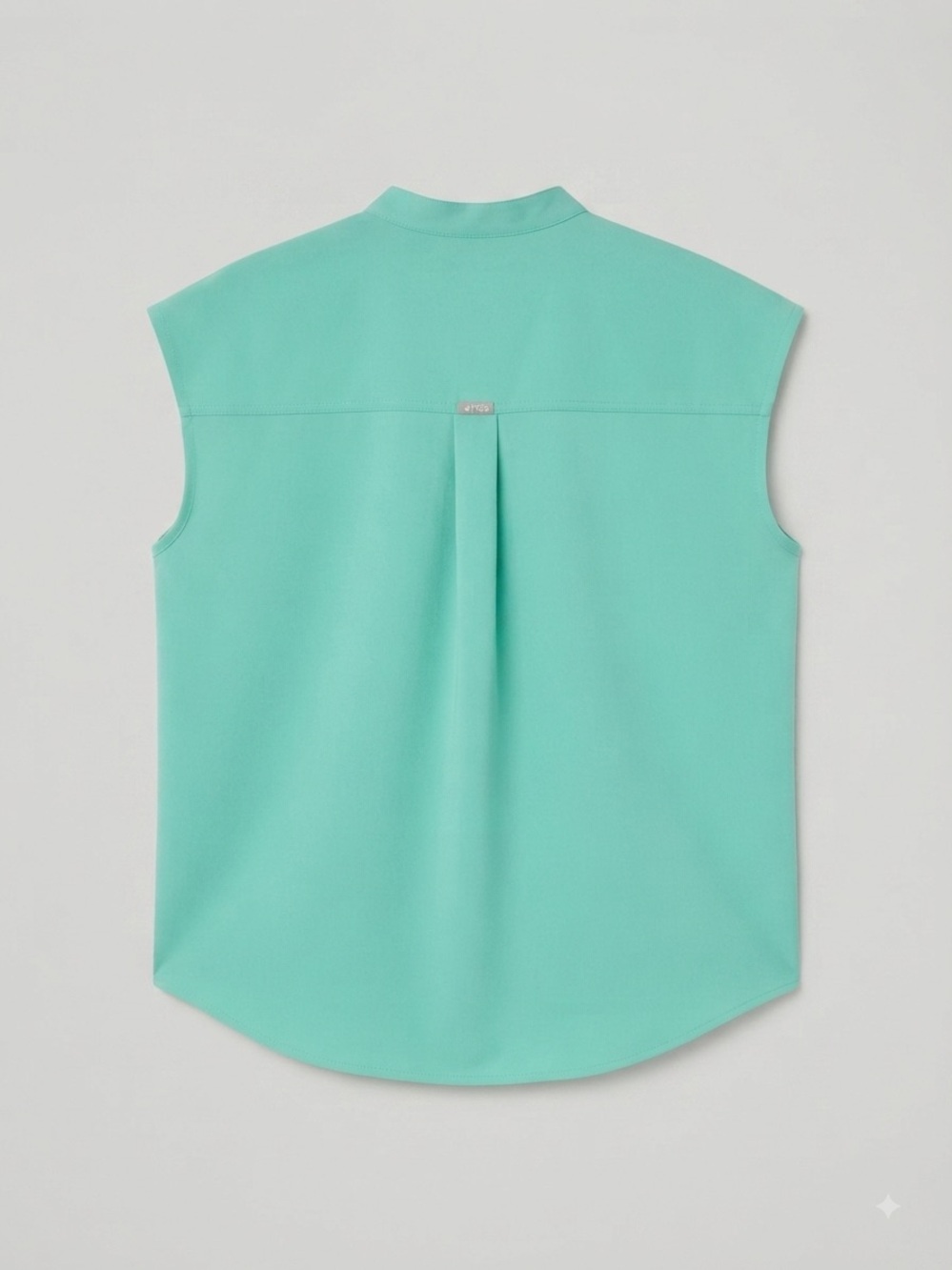 Figs Rafaela medium Split-Neck scrub top  in Mint Green - Picture 2 of 5